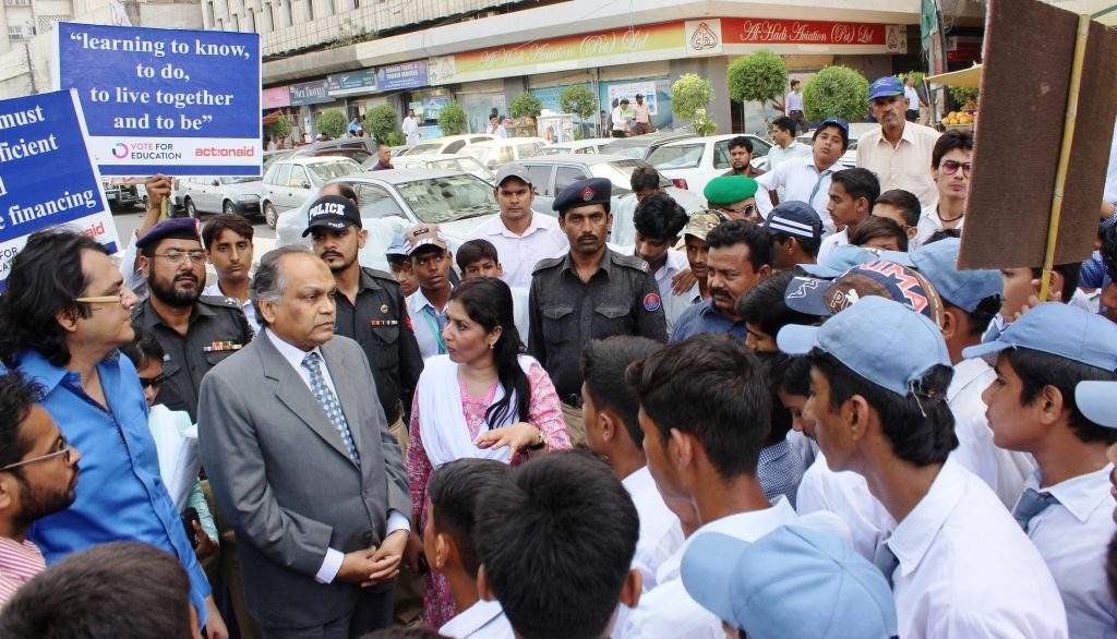 FRHD Activity Student’s Walk for inclusion of vulnerable children in education system